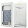 Etui Guess 4G Triangle Logo MagSafe do   iPhone 17 Pro Max niebieski złoty na NearMe.pl