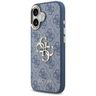 Etui Guess 4G Big 4G Classic Logo do     iPhone 17 niebieski złoty na NearMe.pl