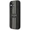 Etui Guess 4G Printed Stripes MagSafe do iPhone 17 czarny na NearMe.pl