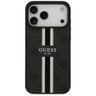 Etui Guess 4G Printed Stripes MagSafe do iPhone 17 Pro Max czarny na NearMe.pl