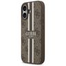 Etui Guess 4G Printed Stripes MagSafe do iPhone 17 brązowy na NearMe.pl