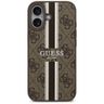 Etui Guess 4G Printed Stripes MagSafe do iPhone 17 brązowy na NearMe.pl