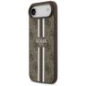 Etui Guess 4G Printed Stripes MagSafe do iPhone Air brązowy na NearMe.pl