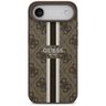 Etui Guess 4G Printed Stripes MagSafe do iPhone Air brązowy na NearMe.pl