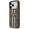 Etui Guess 4G Printed Stripes MagSafe do iPhone 17 Pro brązowy na NearMe.pl