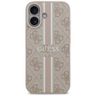 Etui Guess 4G Printed Stripes MagSafe do iPhone 17 różowy na NearMe.pl