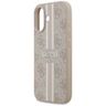 Etui Guess 4G Printed Stripes MagSafe do iPhone 17 różowy na NearMe.pl