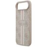Etui Guess 4G Printed Stripes MagSafe do iPhone Air różowy na NearMe.pl
