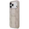 Etui Guess 4G Printed Stripes MagSafe do iPhone 17 Pro Max różowy na NearMe.pl