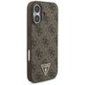 Etui Guess 4G Strap Triangle Logo        MagSafe do iPhone 17 brązowy na NearMe.pl