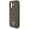 Etui Guess 4G Strap Triangle Logo        MagSafe do iPhone 17 brązowy na NearMe.pl