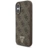 Etui Guess 4G Strap Triangle Logo        MagSafe do iPhone 17 brązowy na NearMe.pl