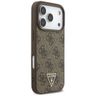 Etui Guess 4G Strap Triangle Logo        MagSafe do iPhone 17 Pro brązowy na NearMe.pl