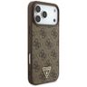 Etui Guess 4G Strap Triangle Logo        MagSafe do iPhone 17 Pro Max brązowy na NearMe.pl