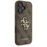 Etui Guess 4G Strap 4G Classic Logo do   iPhone 16 brązowy na NearMe.pl