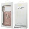 Etui Guess Fixed Glitter Big 4G Metal Frame do iPhone 17 Pro różowy na NearMe.pl