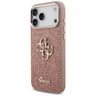 Etui Guess Fixed Glitter Big 4G Metal    Frame do iPhone 17 Pro Max różowy na NearMe.pl