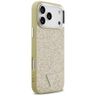 Etui Guess Glitter Triangle Logo MagSafe do iPhone 17 Pro Max złoty na NearMe.pl