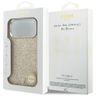 Etui Guess Glitter Triangle Logo MagSafe do iPhone 17 Pro Max złoty na NearMe.pl