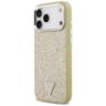 Etui Guess Glitter Triangle Logo MagSafe do iPhone 17 Pro Max złoty na NearMe.pl