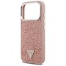 Etui Guess Glitter Triangle Logo MagSafe do iPhone 17 Pro różowy na NearMe.pl