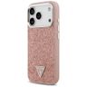 Etui Guess Glitter Triangle Logo MagSafe do iPhone 17 Pro różowy na NearMe.pl