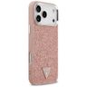 Etui Guess Glitter Triangle Logo MagSafe do iPhone 17 Pro Max różowy na NearMe.pl