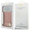 Etui Guess Glitter Triangle Logo MagSafe do iPhone 17 Pro Max różowy na NearMe.pl