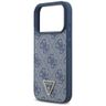 Etui Guess Leather 4G Triangle Strass    MagSafe do iPhone 17 Pro niebieski na NearMe.pl