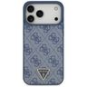 Etui Guess Leather 4G Triangle Strass    MagSafe do iPhone 17 Pro Max niebieski na NearMe.pl
