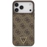 Etui Guess Leather 4G Triangle Strass    MagSafe do iPhone 17 Pro Max brązowy na NearMe.pl