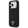Etui Guess Silicone Triangle Logo        MagSafe do iPhone 17 Pro czarny na NearMe.pl