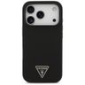 Etui Guess Silicone Triangle Logo        MagSafe do iPhone 17 Pro czarny na NearMe.pl
