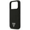 Etui Guess Silicone Triangle Logo        MagSafe do iPhone 17 Pro Max czarny na NearMe.pl