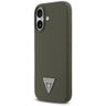 Etui Guess Silicone Triangle Logo        MagSafe do iPhone 17 khaki na NearMe.pl
