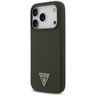 Etui Guess Silicone Triangle Logo        MagSafe do iPhone 17 Pro khaki na NearMe.pl