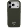 Etui Guess Silicone Triangle Logo        MagSafe do iPhone 17 Pro khaki na NearMe.pl