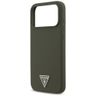 Etui Guess Silicone Triangle Logo        MagSafe do iPhone 17 Pro Max khaki na NearMe.pl