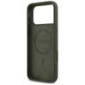 Etui Guess Silicone Triangle Logo        MagSafe do iPhone 17 Pro Max khaki na NearMe.pl