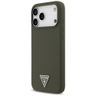 Etui Guess Silicone Triangle Logo        MagSafe do iPhone 17 Pro Max khaki na NearMe.pl