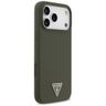 Etui Guess Silicone Triangle Logo        MagSafe do iPhone 17 Pro Max khaki na NearMe.pl