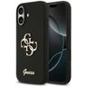 Etui Guess Silicone Big 4G Script do     iPhone 17 czarny na NearMe.pl