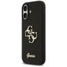Etui Guess Silicone Big 4G Script do     iPhone 17 czarny na NearMe.pl