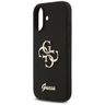 Etui Guess Silicone Big 4G Script do     iPhone 17 czarny na NearMe.pl