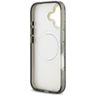 Etui Guess IML Glitter Flowers Triangle  MagSafe do iPhone 17 czarny na NearMe.pl