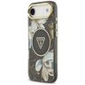 Etui Guess IML Glitter Flowers Triangle  MagSafe do iPhone Air czarny na NearMe.pl