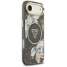 Etui Guess IML Glitter Flowers Triangle  MagSafe do iPhone Air czarny na NearMe.pl