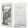 Etui Guess IML Glitter Flowers Triangle  MagSafe do iPhone Air czarny na NearMe.pl