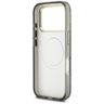 Etui Guess IML Glitter Flowers Triangle  MagSafe do iPhone 17 Pro czarny na NearMe.pl