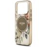 Etui Guess IML Flower & Tonal Circle     MagSafe do iPhone 17 Pro brązowy na NearMe.pl